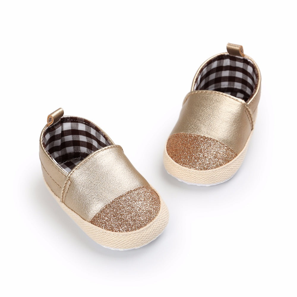 Pu leather baby moccasins