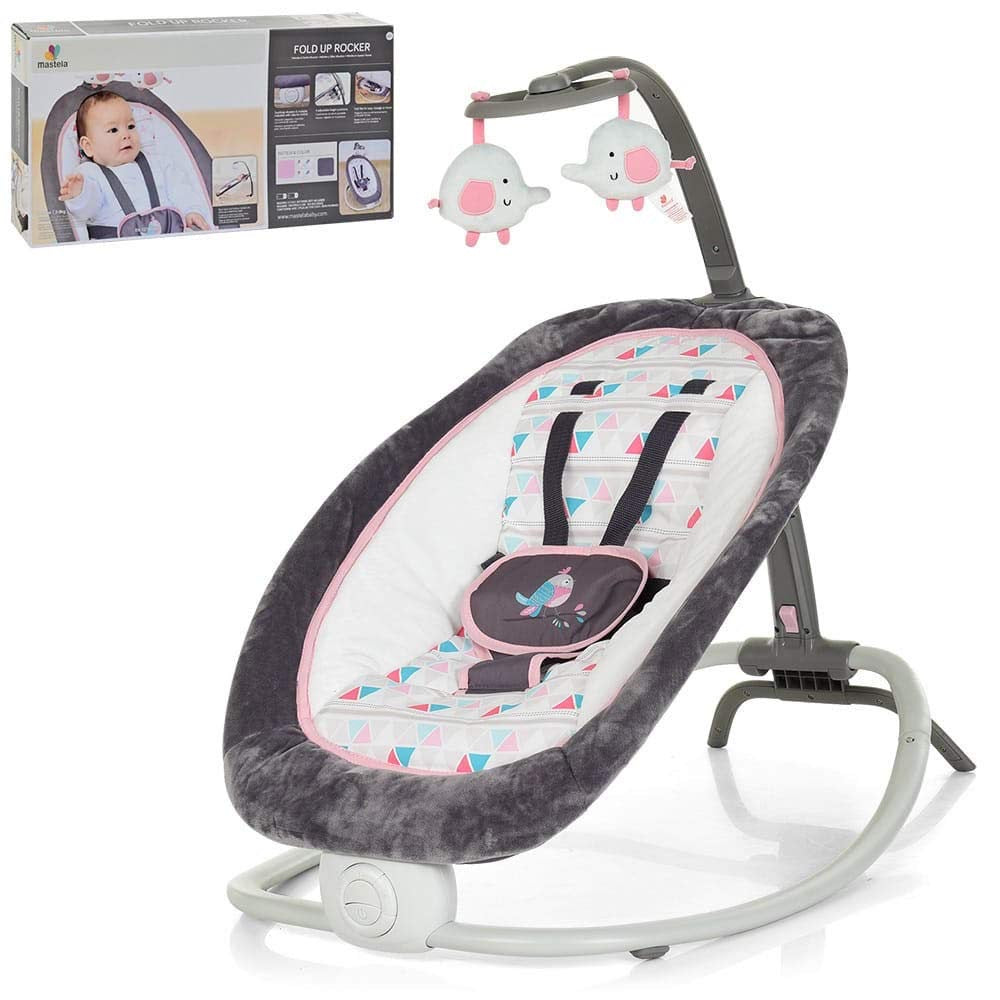 Mastela Fold Up Baby Rocker - Pink