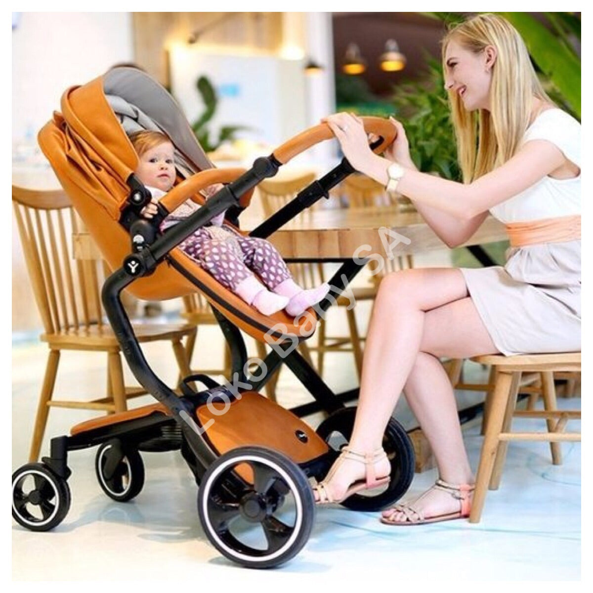 FooFoo Leather 2in1 Stroller